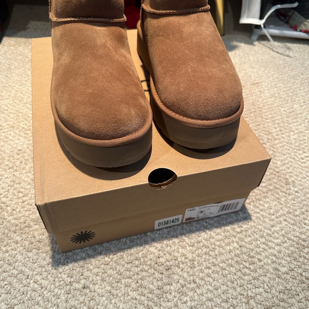 UGG Ultra Mini Chestnut Boots